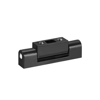 

uxcell Uxcell High Quality 1 Pcs Cabinet Door Machine Equipment Box Hinge 43mm/63mm Long, Black / Silver Tone