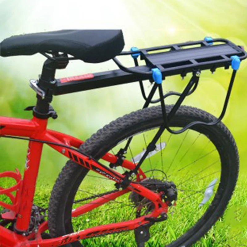 Cheap Bike Luggage Carrier Aluminum Bicycle Cargo Racks Shelf Cycling Seatpost Bag Holder Stand Rack 3