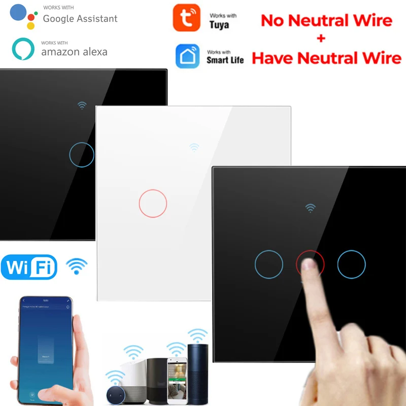 Смарт светильник ель сенсорный с поддержкой Wi-Fi 1/2/3 кнопок | Обустройство дома