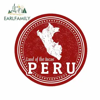 

EARLFAMILY 13cm x 13cm for Land of The Incas Peru Lima Car Truck Decal Vinyl Car Sticker DIY Hip Hop Graffiti Stickers Decor