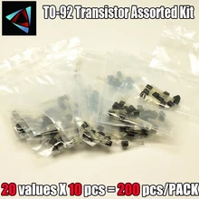 TL431 2N2222 78L05 S9012 S9013 S9014 A1015 C1815 S8050 S8550, TO-92 20valuesX10pcs = 200 шт., транзистора Ассорти Комплект