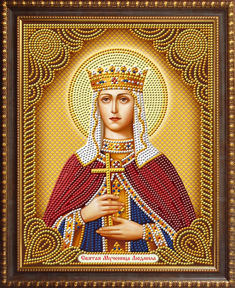 5d Diy Diamond Painting Cross Stitch Religion Icon of Leader Mosaic true religious men diamond embroidery rhinestones | Дом и сад
