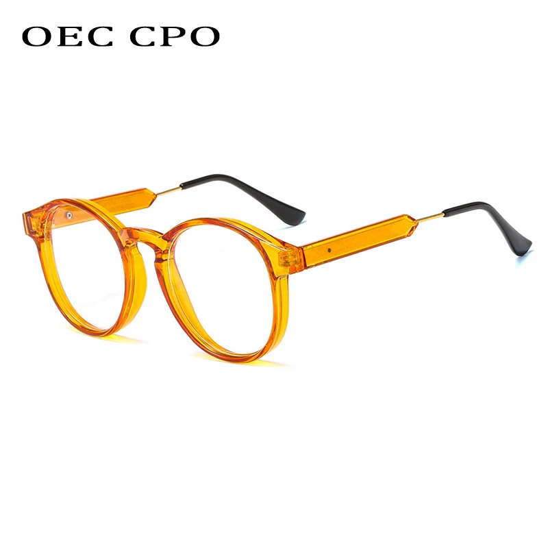 OEC CPO Vintage Square Glasses Frames Women Fashion Myopia Prescription  Glasses Frame Female Men Clear Lens Eyeglasses Unisex