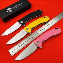 MAXACE balance-s складной нож G10 Ручка 14C27N сталь мыть маленький складной нож открытый кемпинг рыболовные инструменты