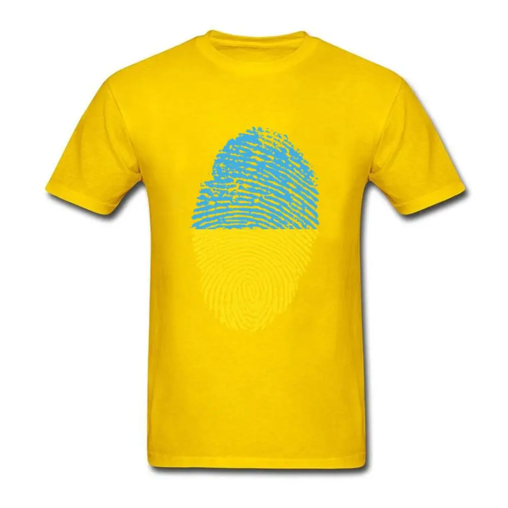 Украинский флаг, отпечаток пальца, новинка, хип-хоп camiseta Ukraine, забавная модная мужская футболка, аниме, Мужская футболка - Цвет: Цвет: желтый