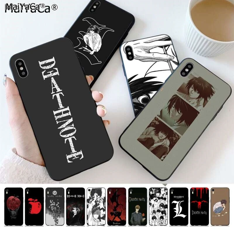 MaiYaCa Anime Manga Death Note Ryuk Phone Case for iphone 13 11 12 pro XS MAX 8 7 6 6S Plus X 5S SE 2020 XR cover best iphone 13 pro max case