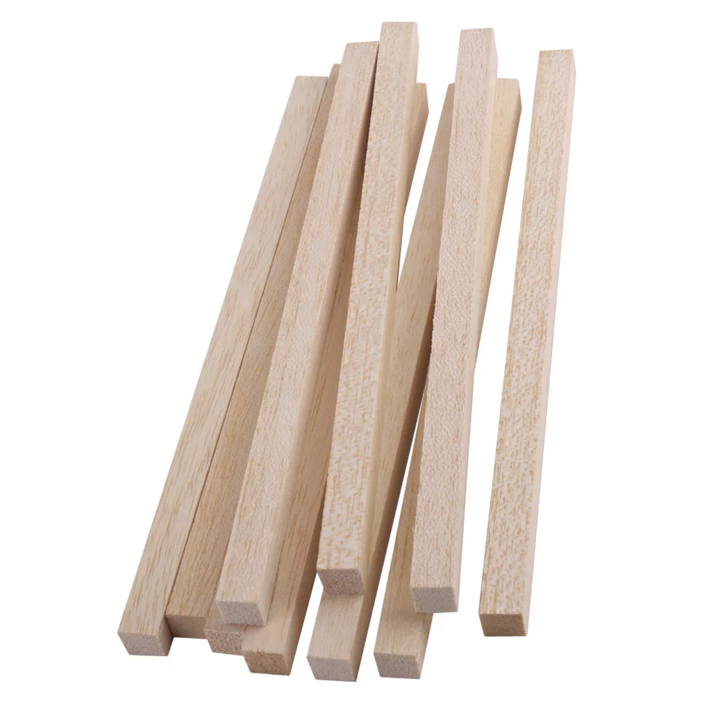 10 Square Wooden Stick Dowel Sweet Tree Kit Making Trunk Pole Hobby Craft 8