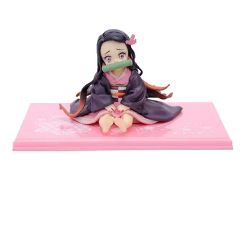 

Cute Anime Demon Slayer Kimetsu No Yaiba Kamado Nezuko 1/12 Scale Painted PVC Action Figure Collectible Model Toys Doll