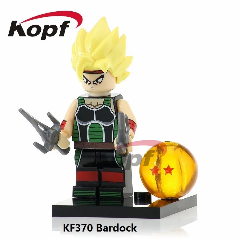 KF370 Without Box Супер Герои одной продажи Dragon Ball Z рисунок Вермут будущее Мужские Шорты для купания Вегета SSj3 Majin Buu, строительные блоки, игрушки для детей KF2023 - Цвет: KF370 Without Box