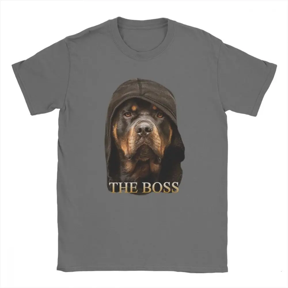 

Midnite Star Men Rottweiler The Boss Design T Shirts Rottweiler Srule Puppies Dog 100% Cotton Clothing Vintage Tees Big Size