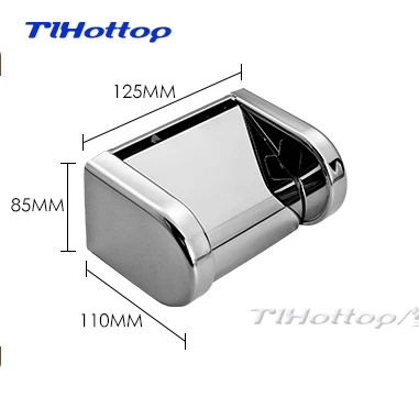 Tlhottop держатель рулона туалетной бумаги из нержавеющей стали с клапаном настенный держатель для бумажных полотенец аксессуары для ванной комнаты YJ-8814