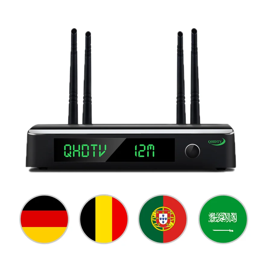 

QHDTV 2020 Best Android BOX For Germany Arabic Portugal Belgium NO APP Included