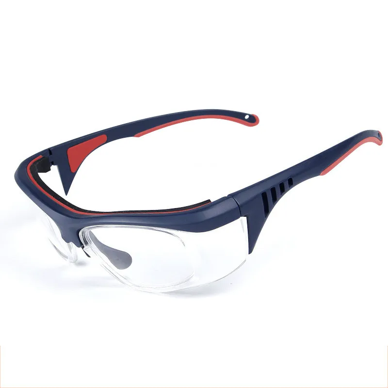 Vazrobe защитные очки, очки против брызг, промышленные пылезащитные очки, защитные очки(можно заменить оптические линзы), химический человек - Цвет оправы: black red