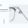 Stylish and Comfortable Alloy Frame Eyewear Anti-Blue Ray Anti-Fatigue Reading Glasses Full Rim Spectacles Unisex New Arrival ► Photo 2/6