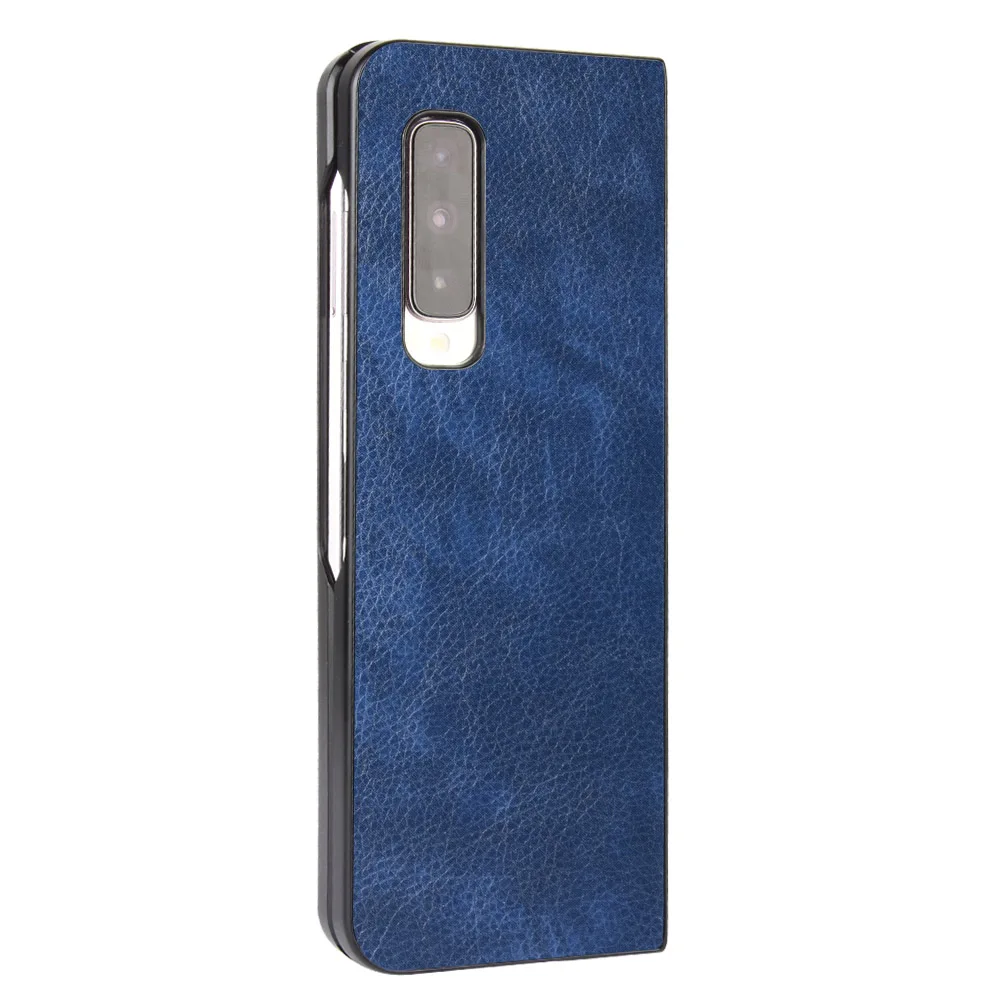 Elegant Litchi Skin PU Leather Book Cover for Samsung Galaxy Fold Series