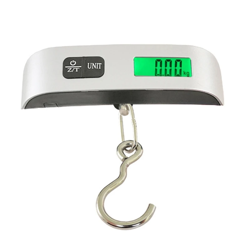 Electronic Digital LCD Hanging Luggage Scale Weight Portable Travel 50kg/10g UK 