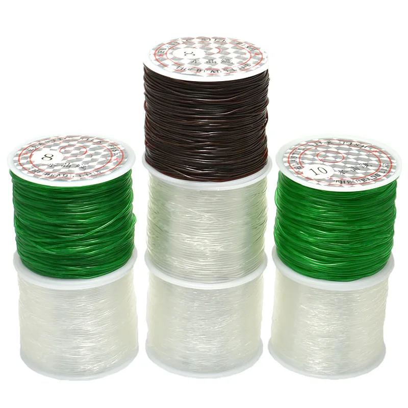 0.6mm 0.8mm 1mm 1.2mm High Elastic Beading Cord String Crystal Thread for Jewelry Making DIY Necklace Bracelet Accessories | Украшения и