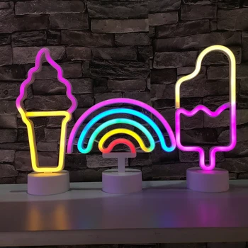 Led Neon Licht Warm Wit Muur Art Teken Lichten Model Lamp Slaapkamer Decoratie Thuis Party Holiday Decor 5 V Usb/Battery Operated Led Neon Licht Warm Wit Muur Art Teken Lichten Model Lamp Slaapkamer Decoratie Thuis Party Holiday Decor 5 V Usb/Battery Operated