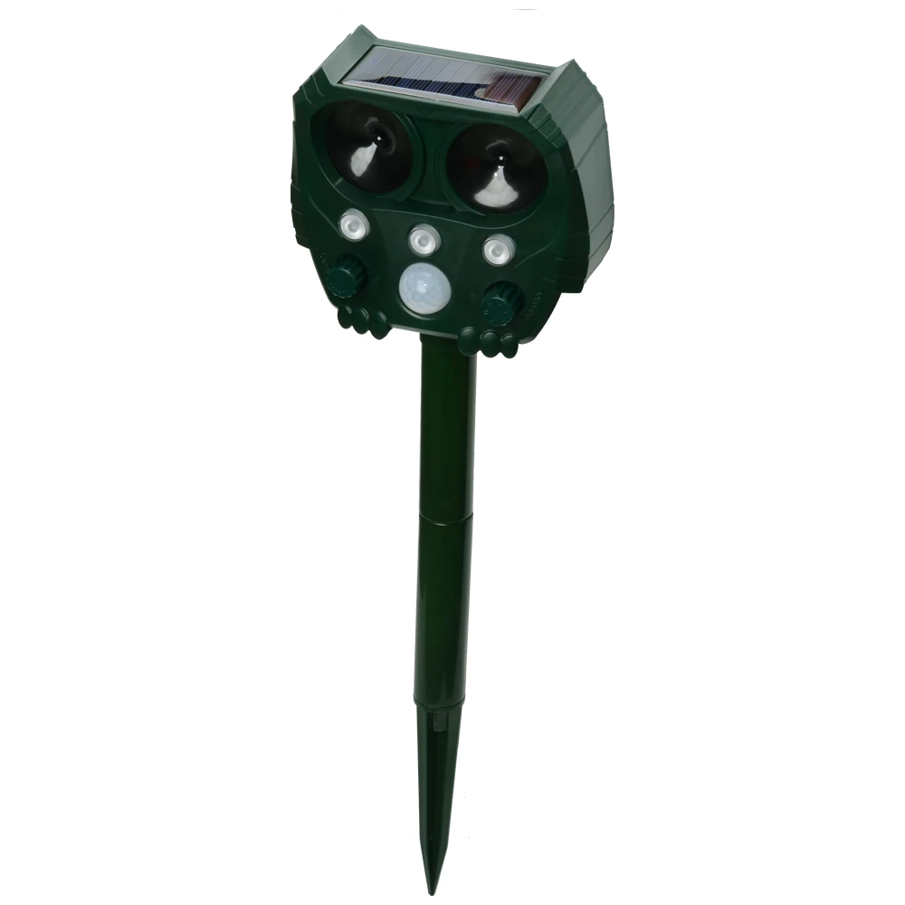 

Hot New Ultrasonic Animal Repeller Solar Powered Flashing Lights Repeller Waterproof Outdoor Farm Garden Yard Repellent Snake Re