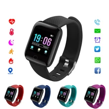 Смарт-часы с Bluetooth 116 Plus, Смарт-часы для занятий спортом, фитнесом, трекером, смарт-часы для мужчин, Android, телефон, монитор сердечного ритма, Смарт-часы
