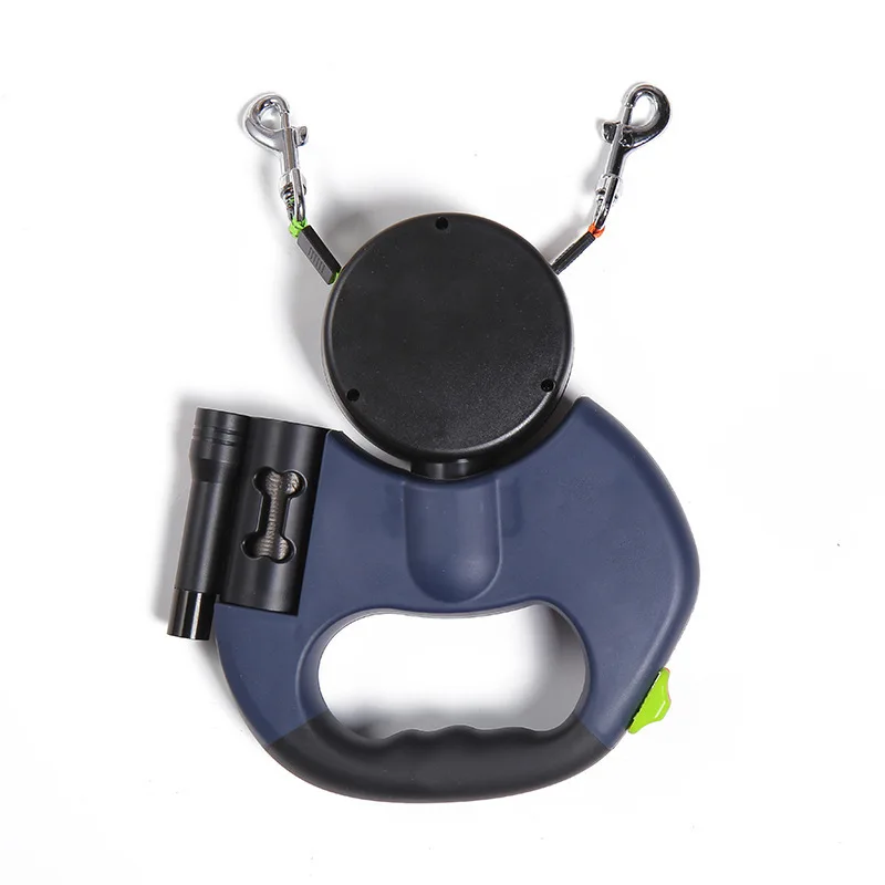 2 Color Retractable Dual Double Pet Leash Rope Zero Tangle Walk For Two Dog Walk The Dog Adjustable Pet Leash Pet Supplies 