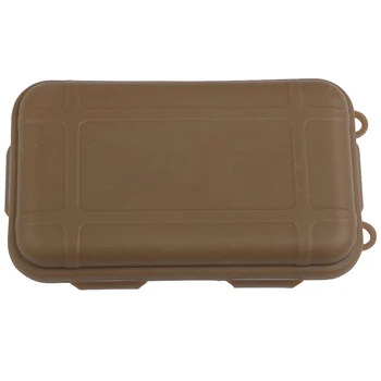 

Hermetic Box Shockproof Waterproof Storage Box Outdoor Container Tan S