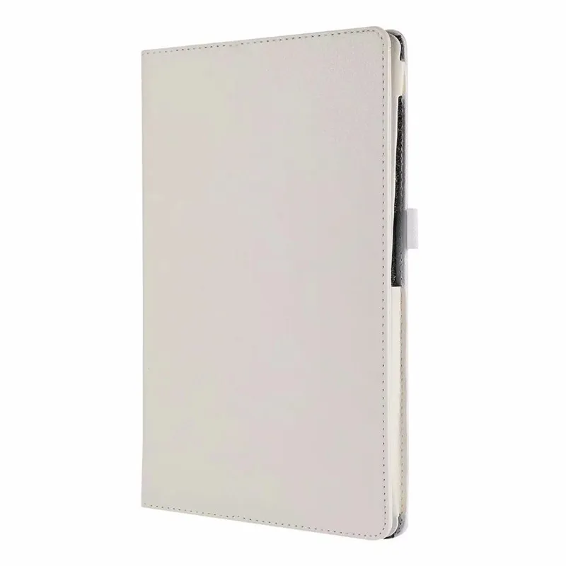 White Для Samsung вкладка 10.1 чехол T510 T515 PU кожаный складной фолио чехол чехол подставка - Цвет: White