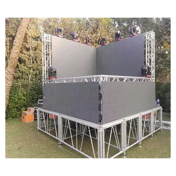 

outdoor P3.91 P4.81 led display panel remote control window stage background real-time led tv screen