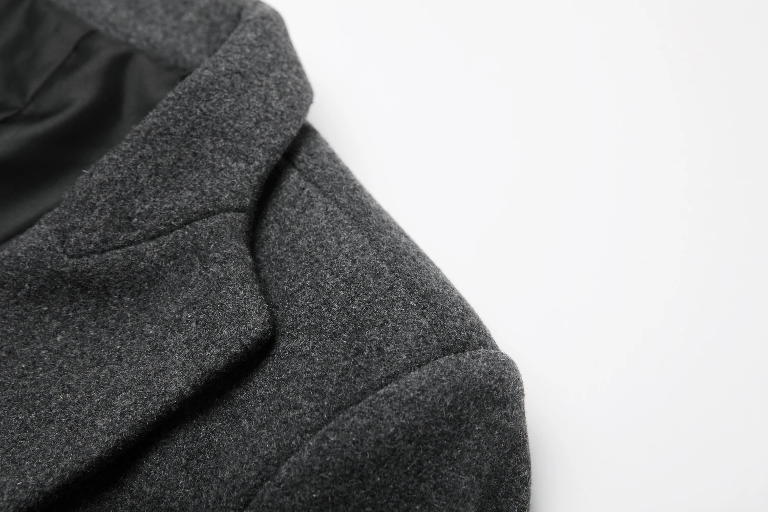 Fashion Winter Wool Jacket Men's High-quality Wool Coat Casual Slim Collar Wool Coat Men's Long Cotton Collar Trench Coat
