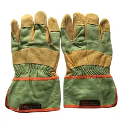 Защитные износостойкие сварочные перчатки защитные садовые спортивные мото кожаные подлинные для любых работников утолщенные сварочные