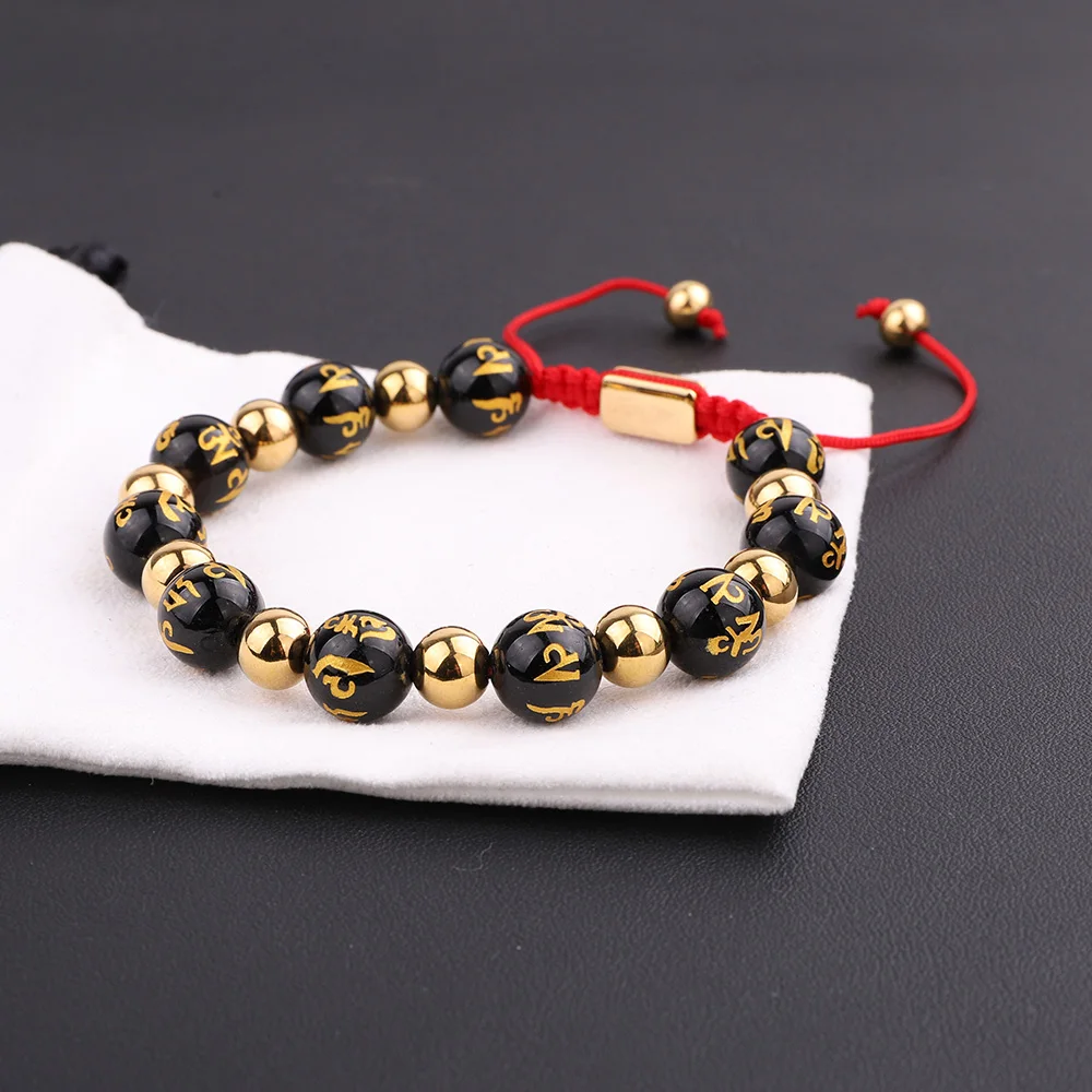 JARAVVI High Quality Natural Stone Buddha Tibetan Beads Macrame Friendship Bracelet Men Jewelry Gift - Image 3