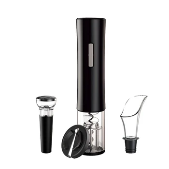 

Household ABS Dry Electric Type Electric Wine Opener 4-Piece Set, Wine Vacuum Stopper, Wine Bottle Opener, Wine Set