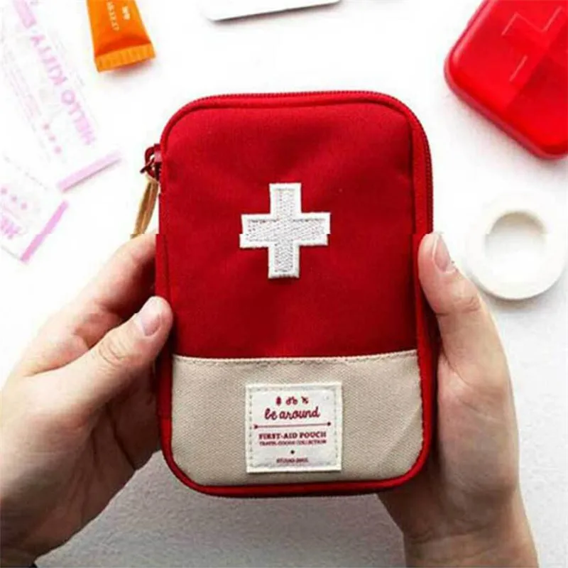 Portable First Aid Medical Kit Travel Outdoor Camping Useful Mini Medicine Storage Bag Camping Emergency Survival Bag Pill Case 2