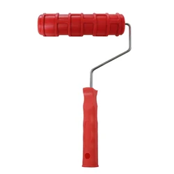 7 Inch 3D Painting Embossing Roller DIY Knurled Wall Decoration Rubber Labor Saving With Handle Home Construction Tool Manual