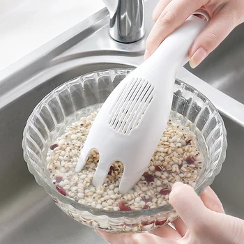 

Multifunctional Durable Rice Sieve Washing Spoon Plate Colanders Filters Strainer Kitchen Gadgets Set Cooking Tools For Kitchen