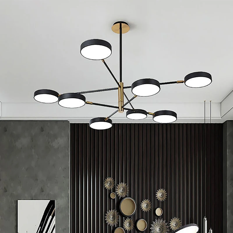 

Современная Минималистичная светодиодная Подвесная лампа в скандинавском стиле, креативный вращающийся на 90 градусов абажур, лампы для гостиной с макароном, потолочные светильники