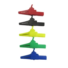 Cleqee P2003 5 шт. зажим для аллигатора на 4 мм гнездо бананового разъема тестовый адаптер