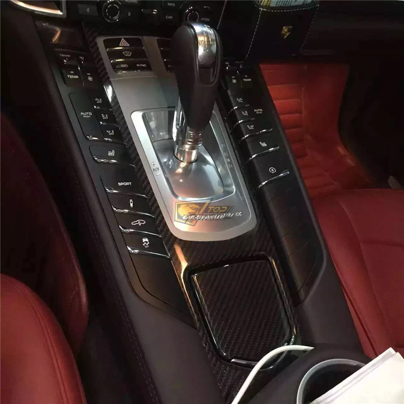 18-Free shipping 14pcsset car interior accessories for porsche panamera accessories door inside decoration trims