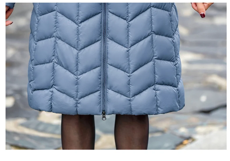 Новинка, зимняя куртка размера плюс 5XL, женские парки с капюшоном и меховым воротником, высокое качество, утолщенное теплое хлопковое зимнее пальто, женские куртки