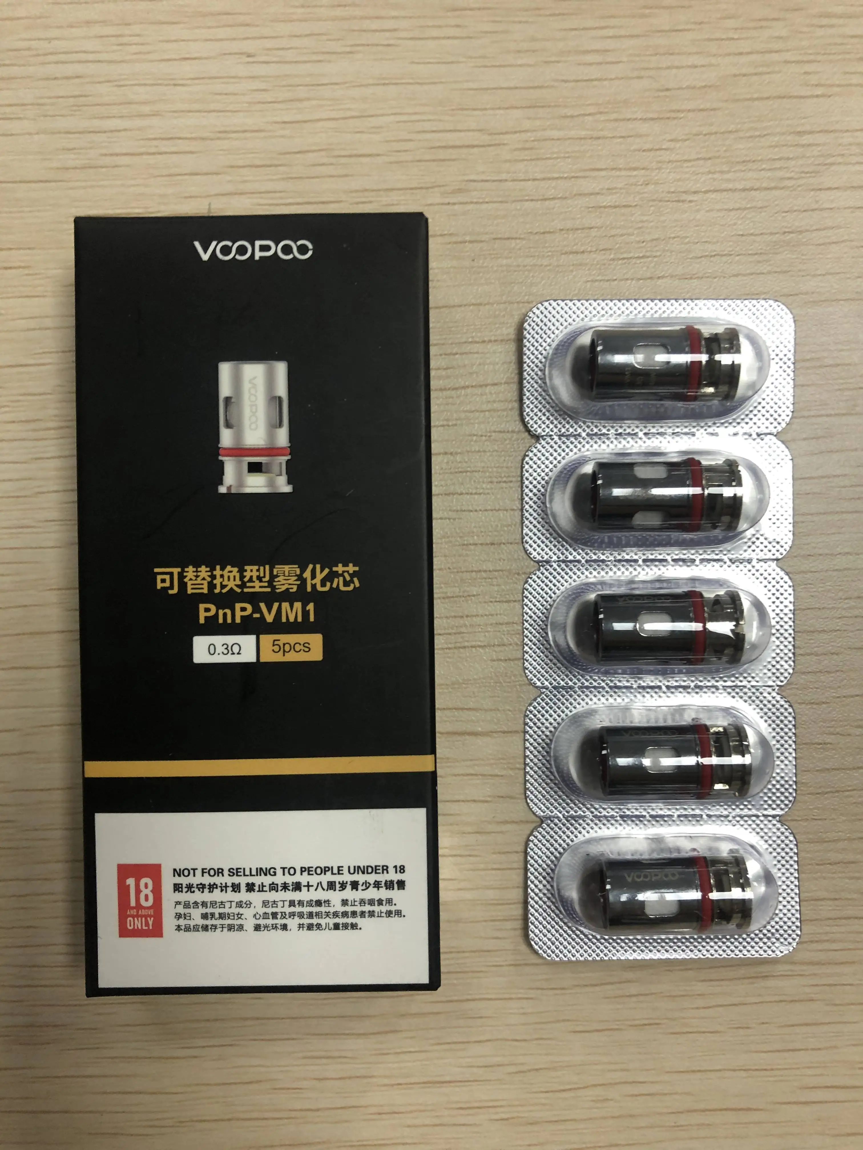 Оригинальные катушки VOOPOO PnP VM1 сопротивление 0 3 Ом RDL сетчатые подходят для Voopoo Vinci