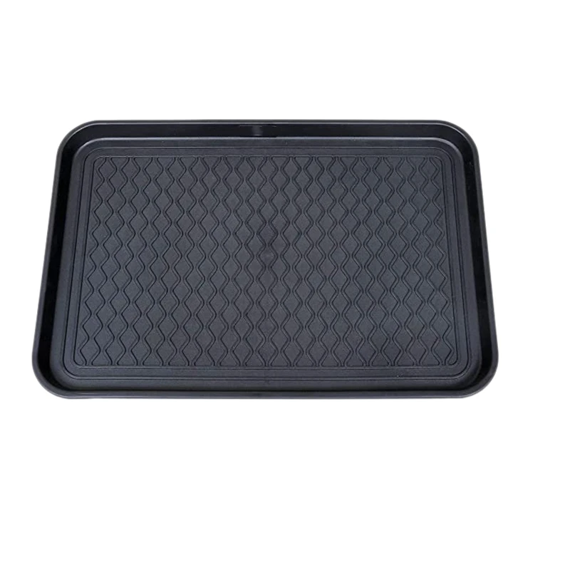 Household Multifunctional Plastic Shoe Tray/Plastic Tray/Plant Mat Tray/Pet Multi-Purpose Black | Дом и сад