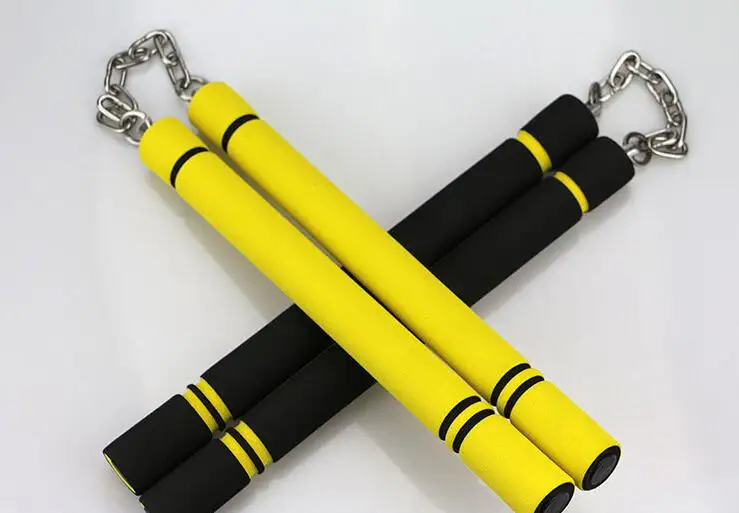 Поролонная губка нунчаки Брюса Ли для занятий кунг-фу Nunchakus для детей китайский боевые искусства, ушу инструктаж по технике безопасности Фитнес оборудование