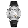 42mm Corgeut Watches Mechanical wristwatches moon Phase Watches Silver Year Day Month Week 316L SS Case Automatic Watch For men 5