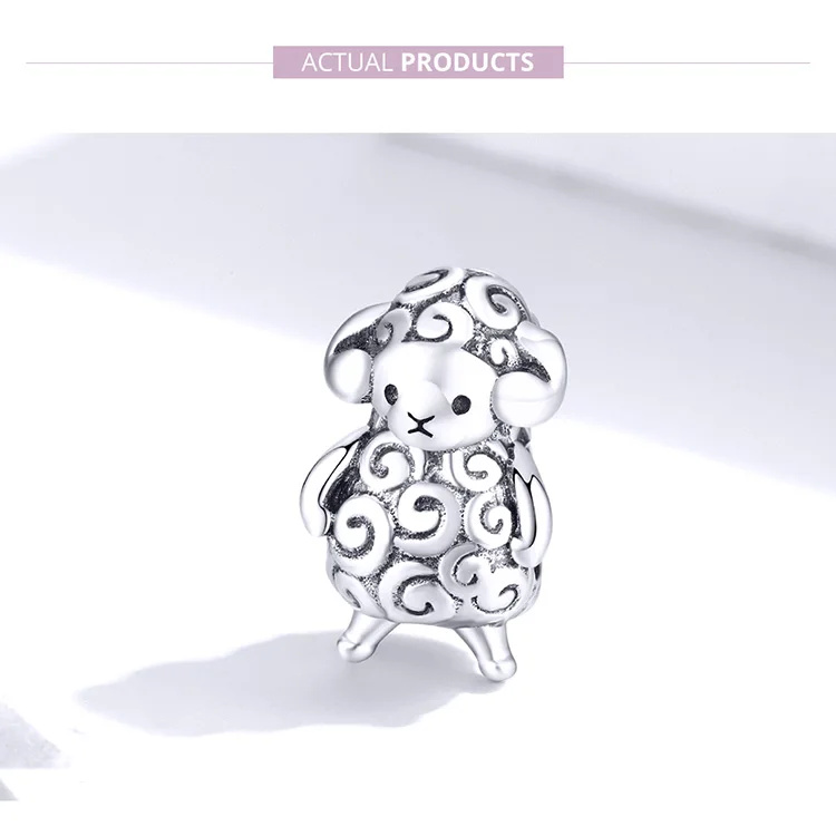 WOSTU Animal Charm 925 Sterling Silver Koala Fox Bear Beads Cow Panda Rabbit Pendant Fit Original Bracelet DIY Jewelry For Women jewellery set