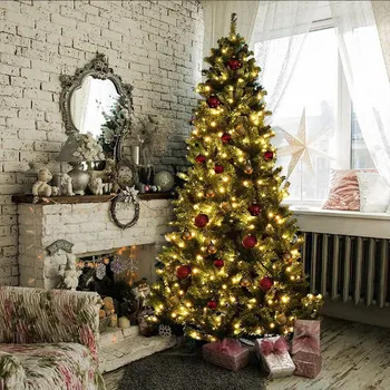 

Christmas Tree Artificial Decoration LED Light with Solid Metal Legs for Home Party SCI99