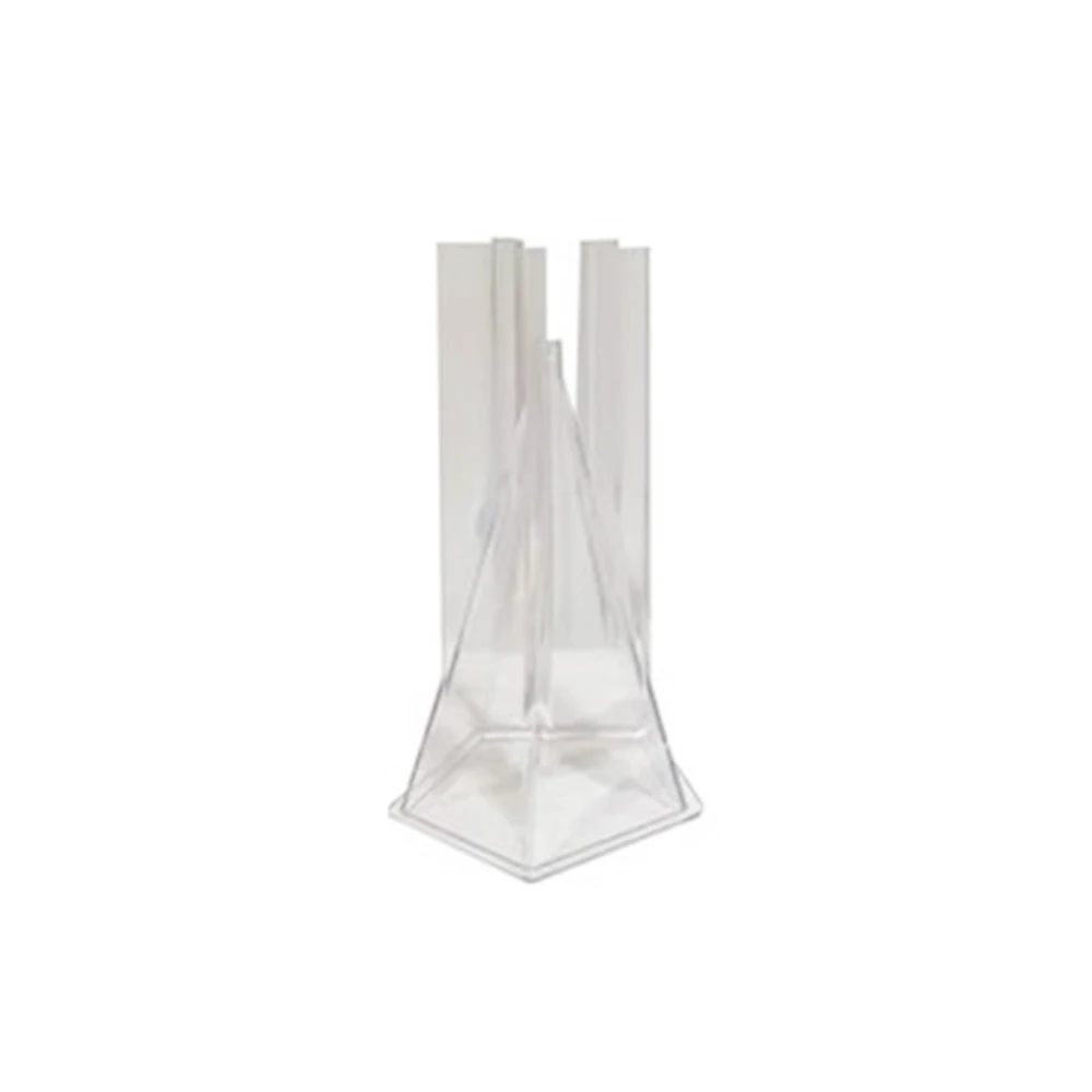 HM2572 DIY Handcraft Conical Plastic Candle Mold 3D Gypsum Aromatherapy Plaster Mould Anniversary Wedding Desktop Decoration - Цвет: HM2572
