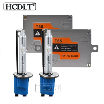 

HCDLT AC 12V 65W Xenon HID Kit Car Bulb H1 H7 H11 9005 9006 D2H 5500K Fast Bright Headlight Bulbs With Slim Replacement Ballast