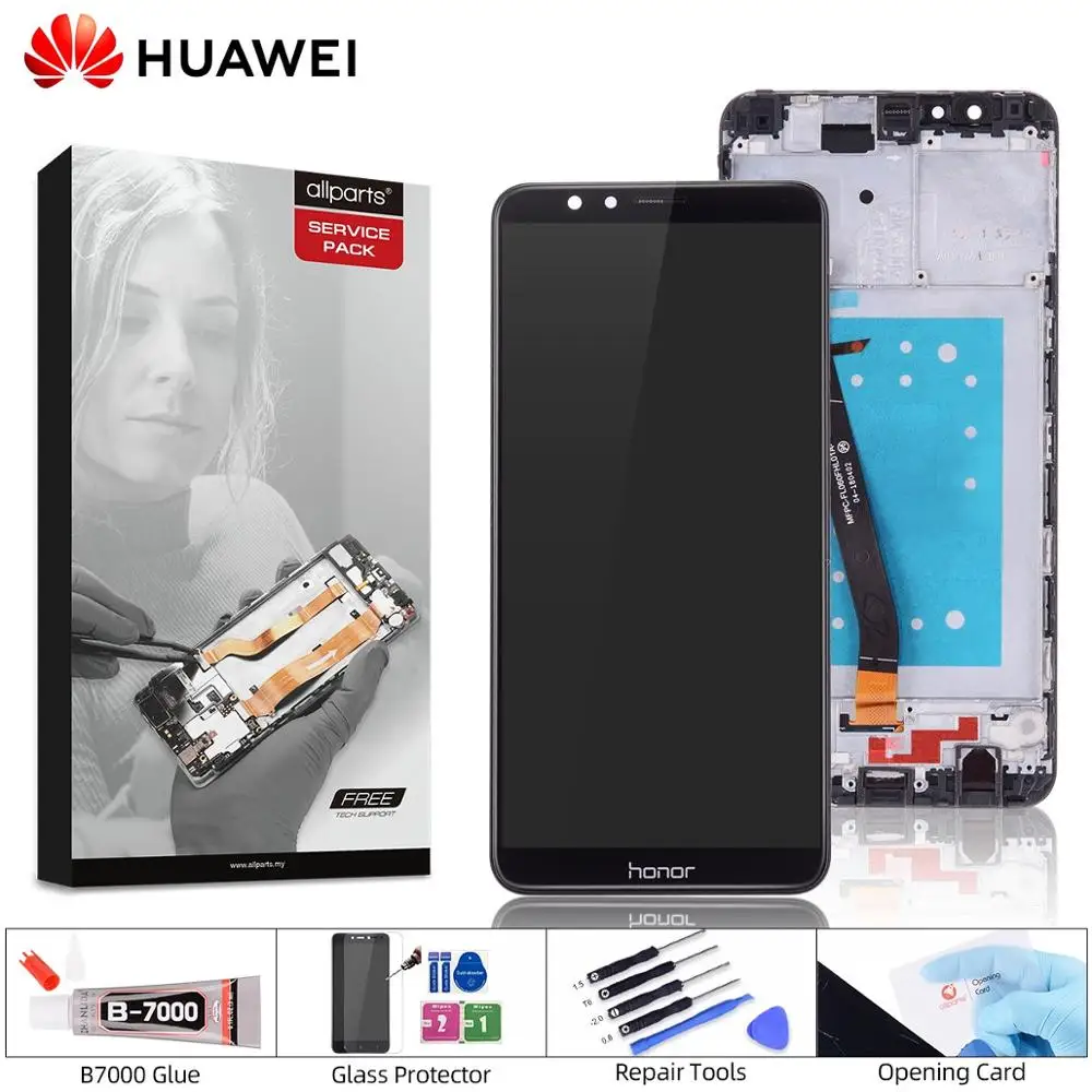 

Original Display For Huawei Honor 7x Display Touch Screen with Frame Replacement For Honor 7x LCD Display BND-L21 BND-L22 BND-L2