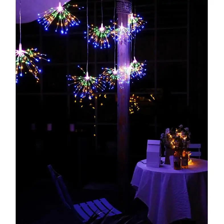 DIY открытый водонепроницаемый Рождественский светодиодный гирлянды фейерверк на батарейках декоративные сказочные огни для гирлянды Патио Свадьбы
