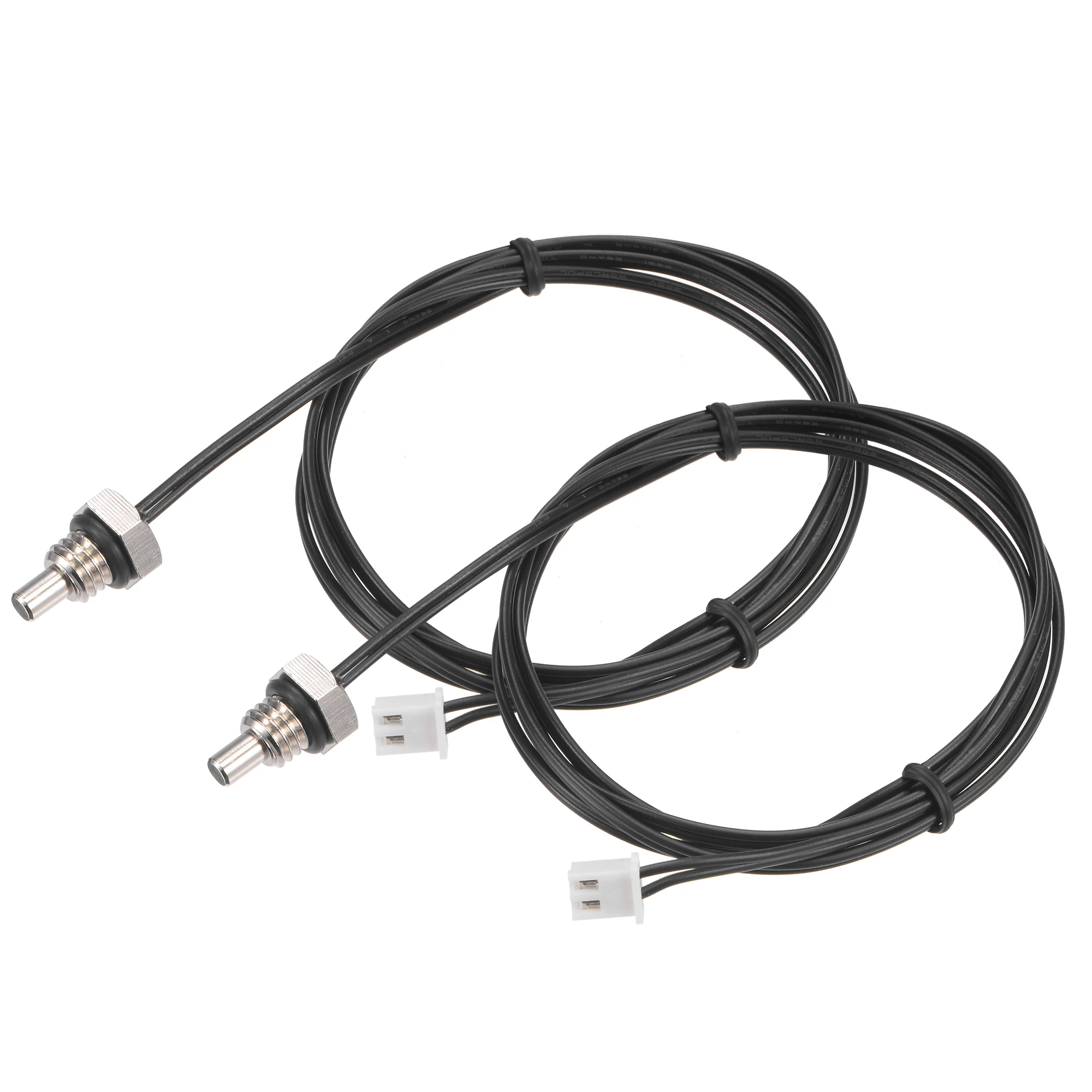 

Uxcell 2 Pcs 10K Temperature Sensor Probe, M8 NTC Thermal Sensor Probe Cable 1m